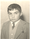 Enzo D'Acunti durante l'infanzia